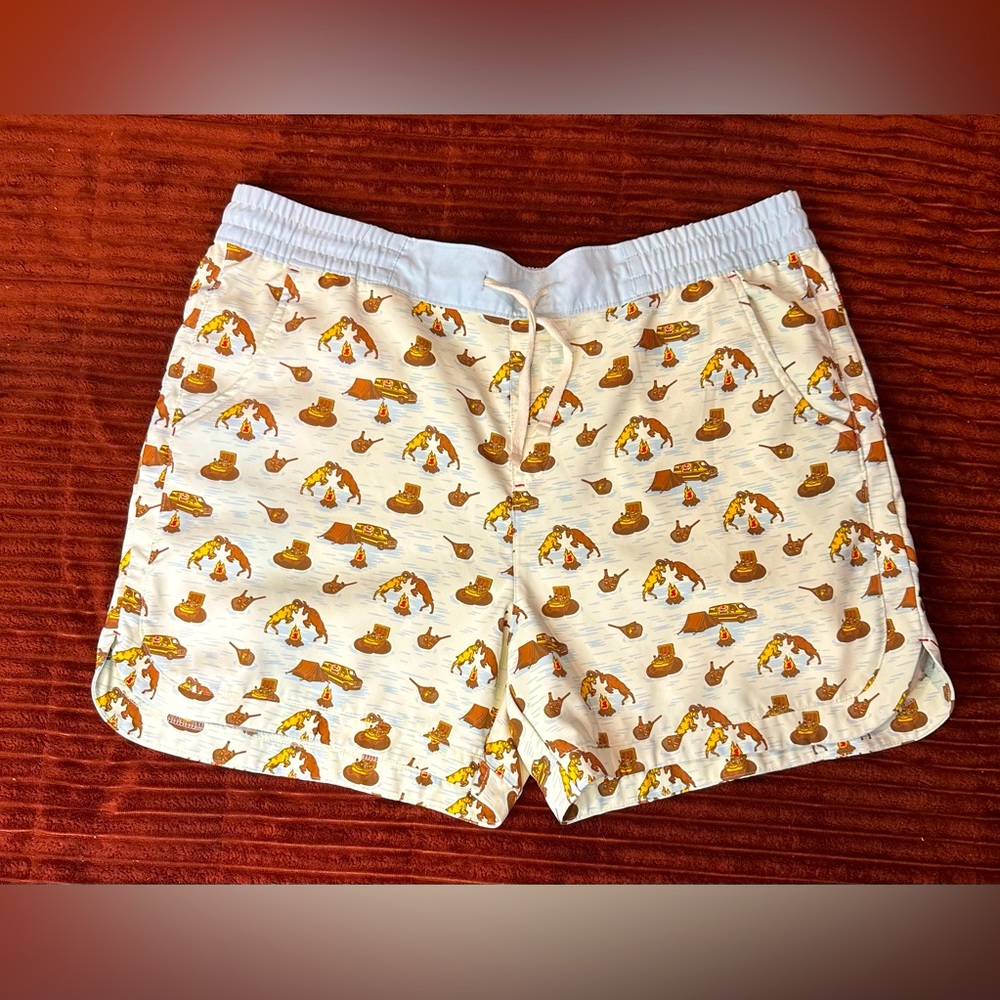 Magellan men’s shorts size L Shiner Bock Camo Boat Short Shorts Camping